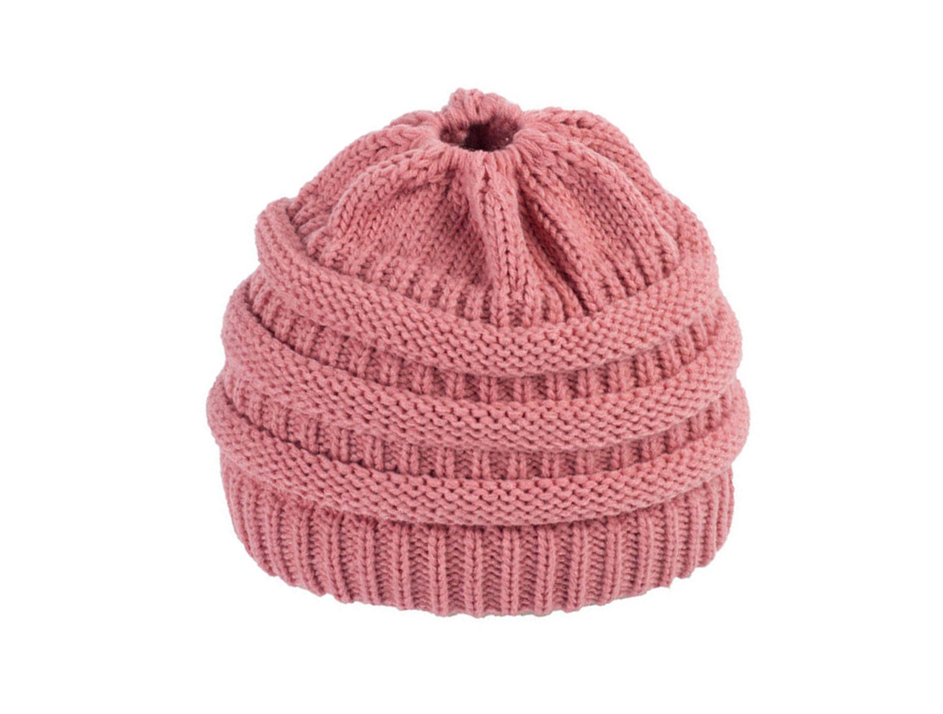 Pink Ponytail hat