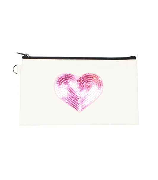 Pouch with Pink Heart